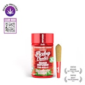Jeeter Baby | Strawberry Cough | Infused Pre-Roll Pack | [2.5g] 5pk | Sativa