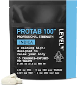 Level | Protab 100 Indica | [1000mg] 10pk | Indica