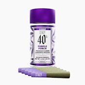 Stiiizy 40's | Purple Punch | Infused Pre-Roll Pack | [2.5g] 5pk | Indica