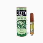 Jetty | Strawberry Fields | Live Resin Cartridge | [1g] | Hybrid