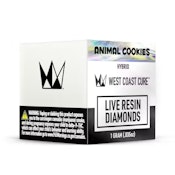 West Coast Cure | Animal Cookies | Live Resin Diamond | [1g] | Indica