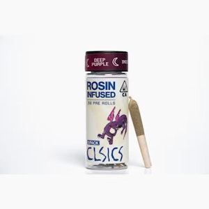 CLSICS - CLSICS | Deep Purple |  Rosin Infused Pre-Roll Pack | [2.5g] 5pk | Indica