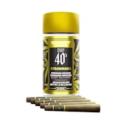 Stiiizy 40's | Strawnana | Infused Blunt Pack | [2.5g] 5pk | Hybrid