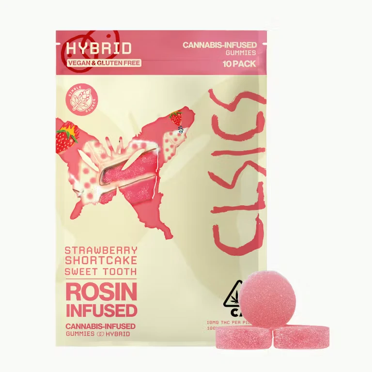 CLSICS - CLSICS | Strawberry Shortcake Sweet Tooth | Gummies | [100mg] 10pk | Hybrid Main Image