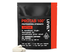 Level | Protab 100 Sativa | [1000mg] 10pk | Sativa