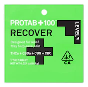 Level | Protab Recover Single CBDa/CBG/CBC | [100mg] 1pk | Hybrid