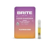 BRITE - Liquid Diamonds Cartridge (1g) - Indica - Platinum Bird