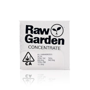 RAW GARDEN - Concentrate - OG Kush - Live Badder - 1G