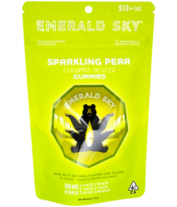 Emerald Sky - Emerald Sky Sparkling Pear Gummies 100mg Main Image