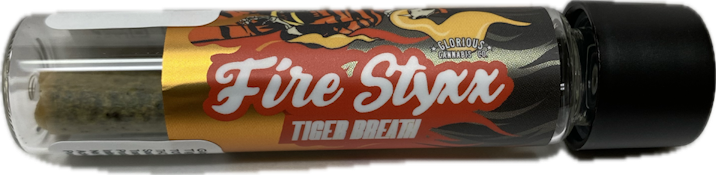 Fire Styxx - Tiger Breath (Indica) Infused Preroll - 1g