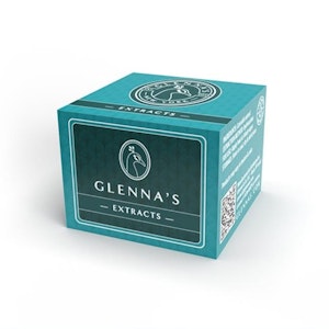 GLENNA'S - Glenna's -TrainWreck - 70.8 % THC -1g - Cured Resin