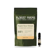 Florist Farms - Super Sour Diesel - 0.5g - 85%THC - Vape Cartridge