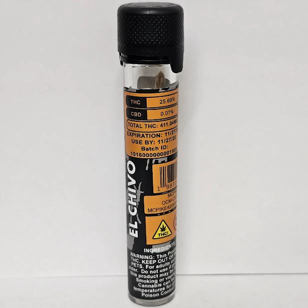 McPike Farms - Mcpike Farms - El Chivo - 2ct - 1.6g - 25.69% THC - Pre-Roll Main Image