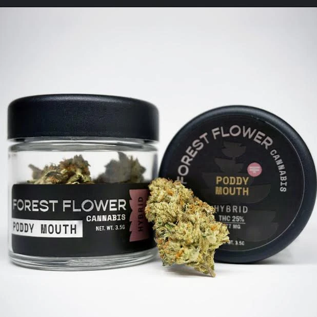 FOREST FLOWER - Forest Flower - Poddy Mouth - 25% THC - 3.5g Dry Flower Main Image