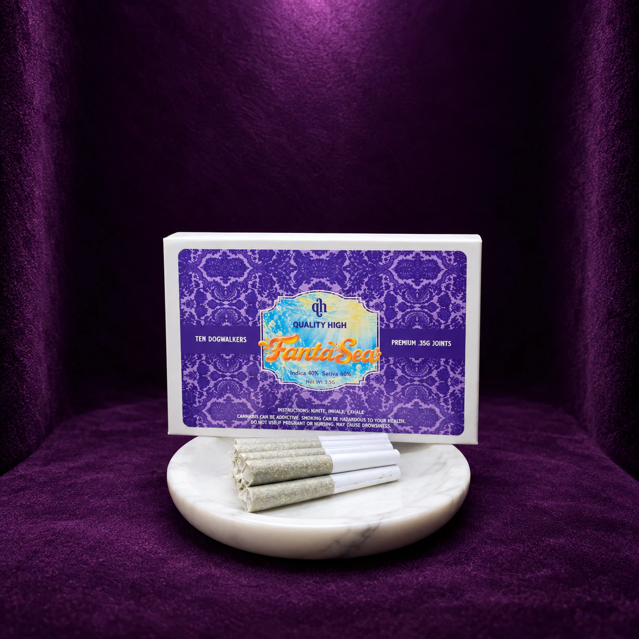 Quality High - 10 Pack Dogwalker 0.35g Pre-Rolls - Fanta Sea Main Image