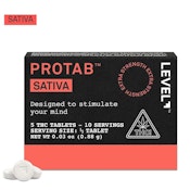 LEVEL - Sativa - Protabs Extra Strength THC Tablets - 5ct - 100mg - Edibles