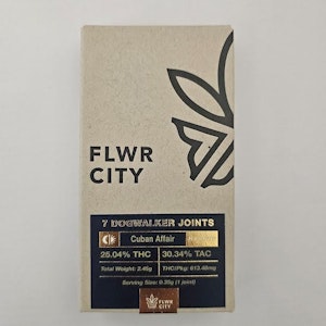 FLOWER CITY - Flwr City - Cuban Affair - Dog Walkers Joints 7pk -.35g - 25.04% THC - Pre-Roll