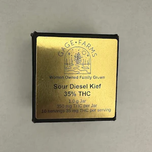 GAGE FARMS - Gage Farms - Sour Diesel -  Kief 1g - 35% THC - Dry Flower