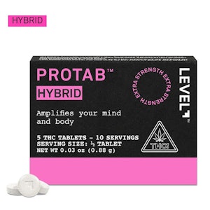 LEVEL - LEVEL - Hybrid - Protabs Extra Strength THC Tablets - 100mg - 5ct x 20mg - Edibles