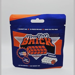 CANNABALS - Cannabals - Playoff Punch Brick - 100mg - 10mg x 10ct - Edibles