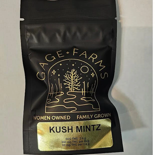 Gage Farms - Gage Farm - Kush Mintz - 24% THC - 3.5g - Dry Flower Main Image