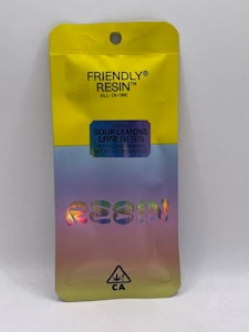FRIENDLY BRAND - Sour Lemons 1g Live Resin Disposable Pen - Friendly Brand