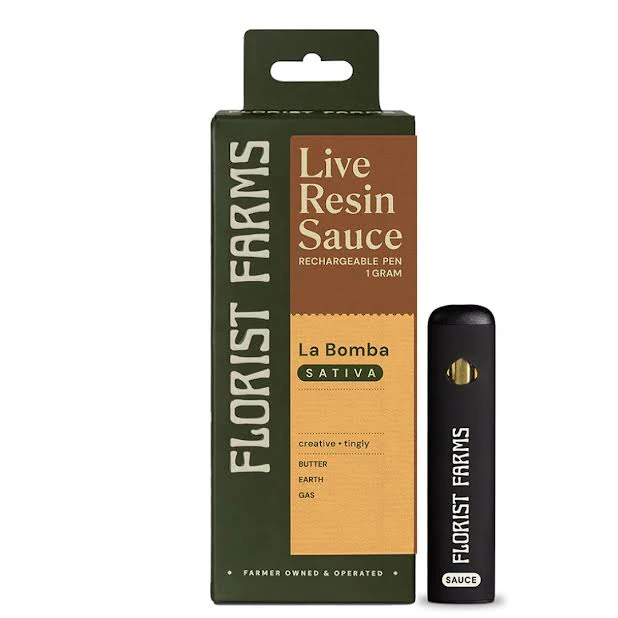 Florist Farms - Florist Farms - La Bomba - Live Resin - 90%THC - 1g - Rechargeable Vape Main Image