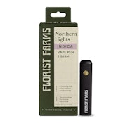 Florist Farms - Northern Lights - 1g - 85.6% THC - Vape Pen Rechargeable 