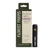 Florist Farms - Northern Lights - 1g - 90%THC - Vape Pen Rechargeable 