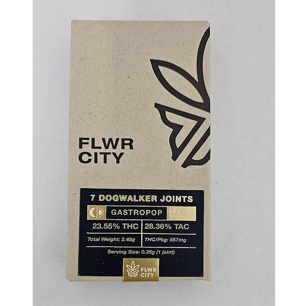 FLOWER CITY - Flwr City - Gastropop- 23.55% THC - 7pk Dog Walkers Joints (.35g) - Pre-roll Main Image