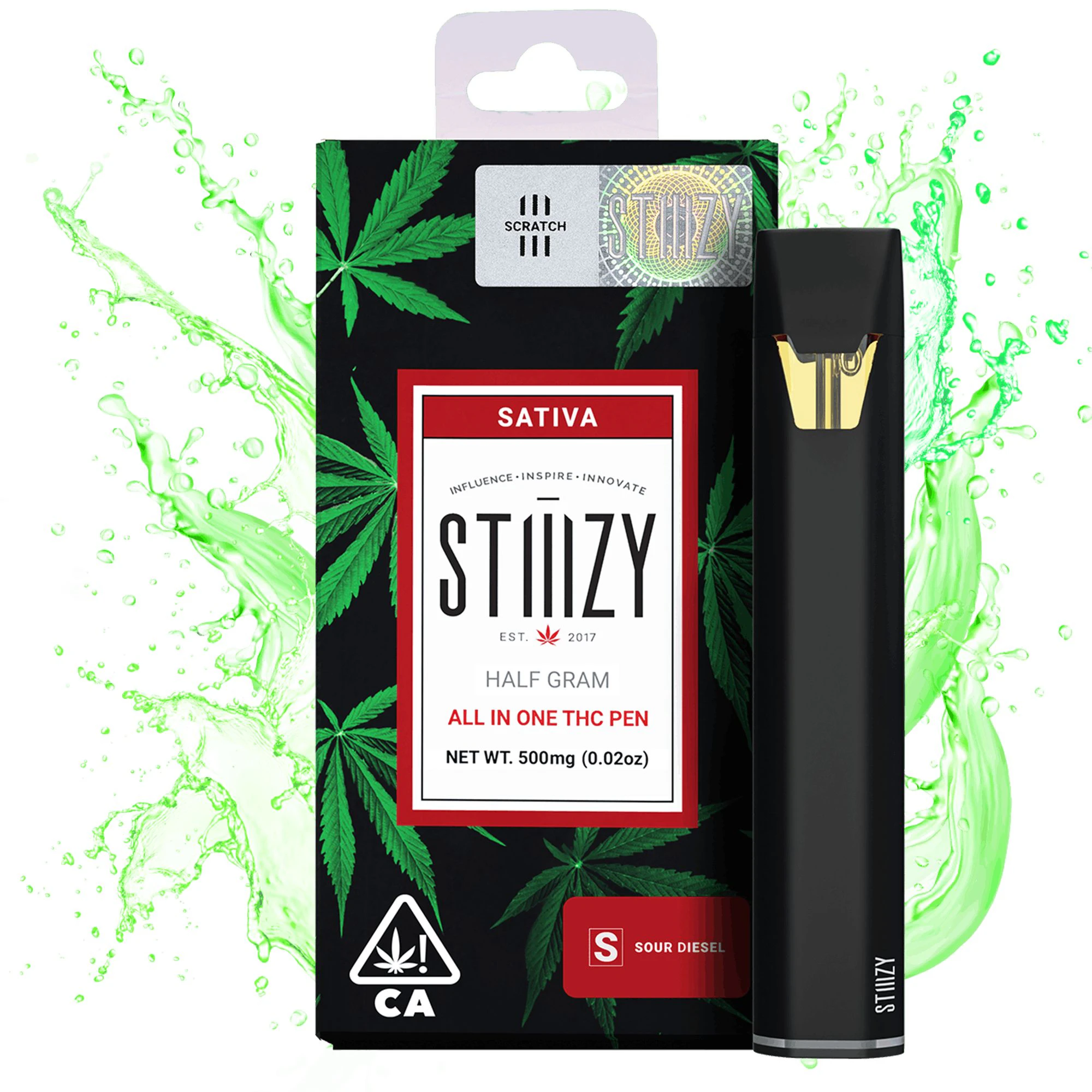 STIIIZY - 0.5g AIO Sour Diesel / Disposable Pen / STIIIZY Main Image
