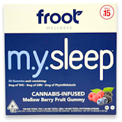 Froot - My Sleep - Mellow Mixed Berries - Gummies - 20pc - 100mg