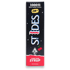ST.IDES - St Ides - Cherry Bomb Syrup - Tincture - 2oz - 1000mg