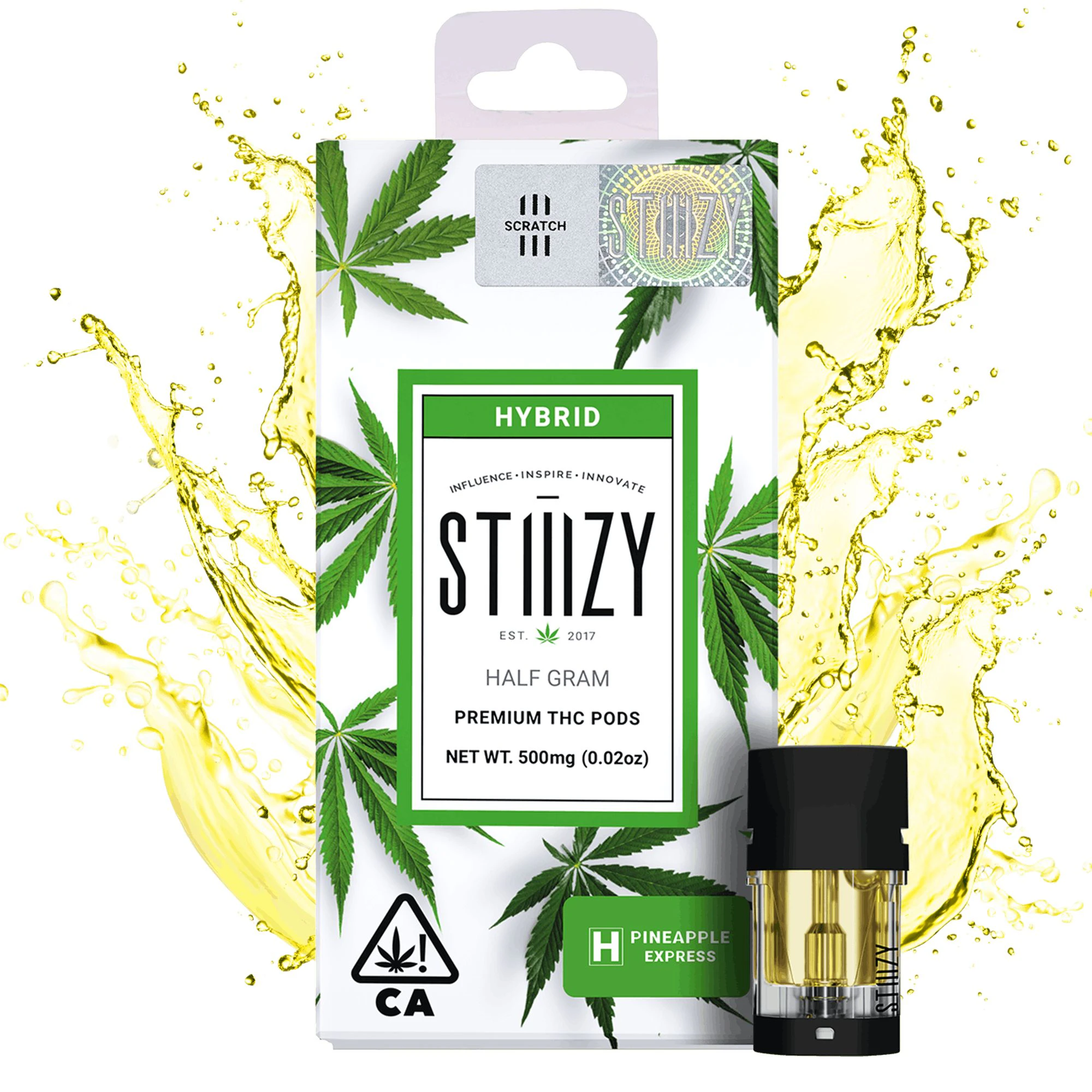 STIIIZY - 0.5g Pineapple Express / Premium THC Pod / STIIIZY Main Image