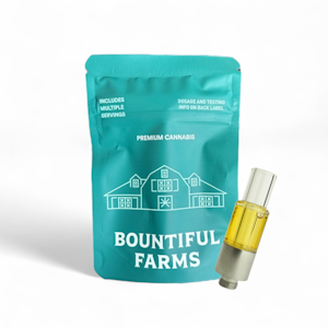 Bountiful Farms - GMO x Sour Saunders / SD Bx2 - 0.5g Live Rosin Vape Cart - Bountiful Farms