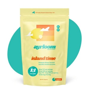 AYRLOOM - Ayrloom - Island Time Gummies - 5mg THC: 5mg CBD - 2ct - Edibles