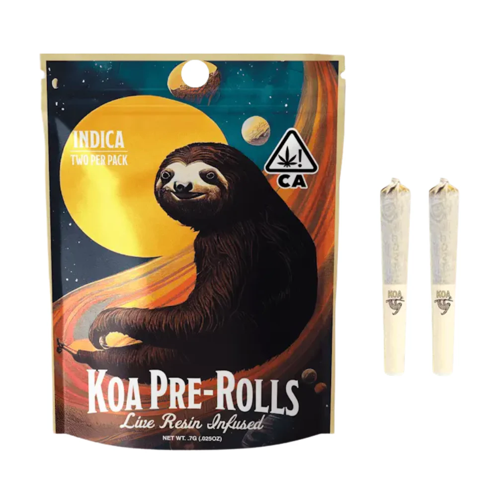 dompen™ & Koa - .7g Italian Ice Live Resin Infused Pre-Roll Pack (.35g - 2 pack) - KOA Main Image
