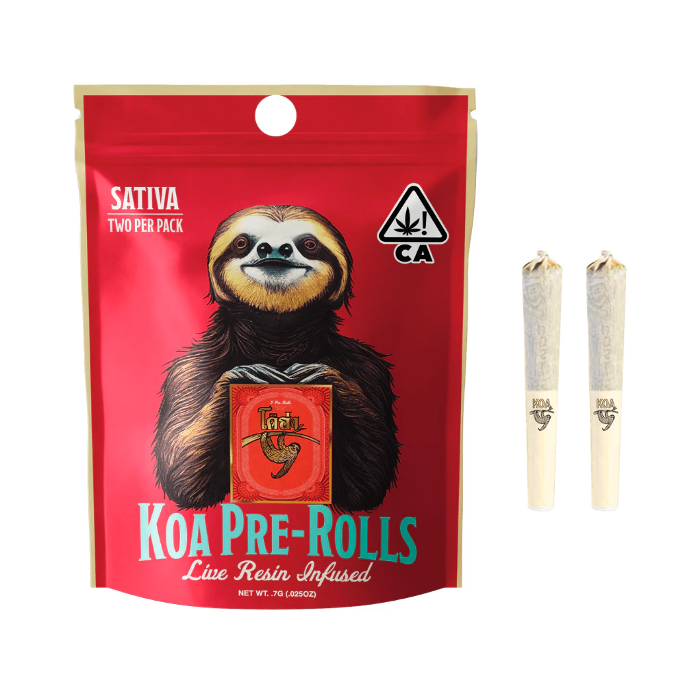 dompen™ & Koa - .7g Shogun Live Resin Infused Pre-Roll Pack (.35g - 2 pack) - KOA Main Image