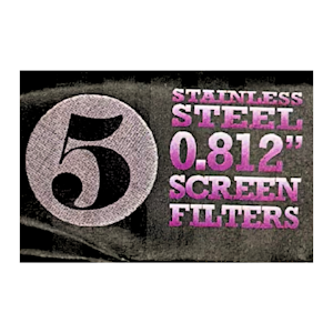 Cali Crusher - Pipe Screens - Stainless Steel 0.812