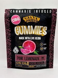 SHAMAN EXTRACTS - Pink Lemonade 1:1 200mg 10 Pack Gummies - Shaman Snacks