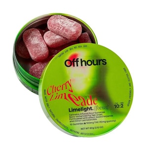 OFF HOURS - Off Hours - Limelight (Focus) - 100mg - 10mg x 10ct - Edibles
