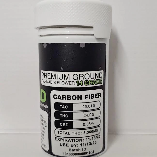 McPike Farms - Mcpike Farms - Carbon Fiber - 14g - Ground Flower - 24% THC - Dry Flower Main Image