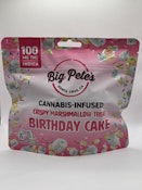 Birthday Cake Indica 100mg Rice Crispy Treat - Big Pete's