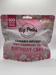 Big Pete's - Birthday Cake Indica 100mg Rice Crispy Treat - Big Pete's