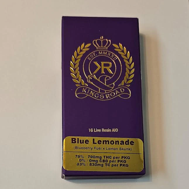 Kingsroad - Kingsroad - Blue Lemonade -  79% THC - Live Resin - 1G AIO - Vape Pen Main Image