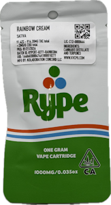 Rype - Rainbow Cream 1g Distillate Cart - Rype