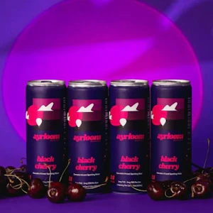 AYRLOOM - Ayrloom - 4 Pack - Black Cherry Seltzer 2:1 (10mg THC:5mg CBD) - 40mg - 10mg x 4ct - Beverage