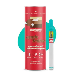 AYRLOOM - Ayrloom - Apple Fritter - 0.3g AIO Pen - 90% THC - Vape Pen