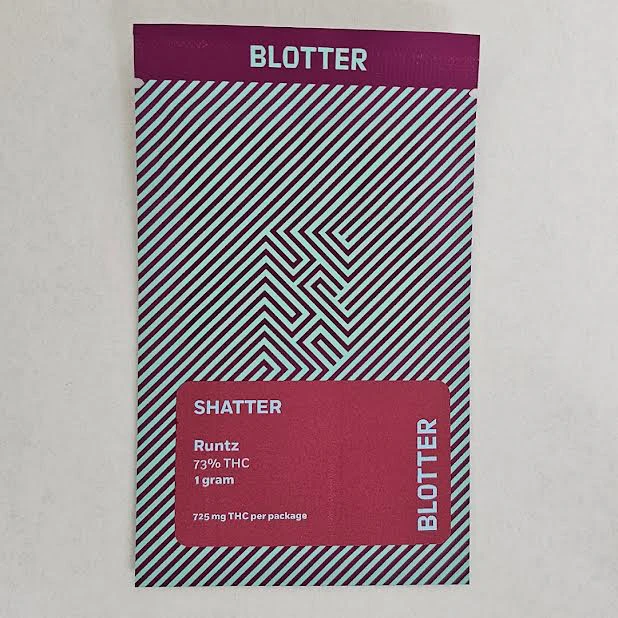 Blotter - Blotter - Runtz - Shatter - 73% THC - 1.0g - Concentrate Main Image