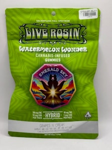 Emerald Sky - Watermelon Wonder 110mg 10 Pack Live Rosin Gummies - Emerald Sky